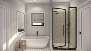 G7625-A Modern Farmhouse Master Bathroom, 2 Bedrooms, 2 Bathrooms | Harding House Plan
