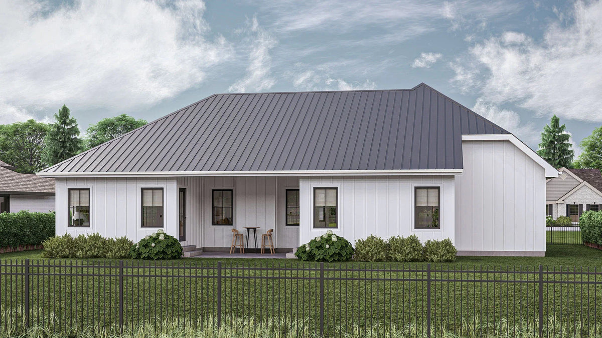 G7625-A Modern Farmhouse, 2 Bedrooms, 2 Bathrooms | Harding House Plan Exterior-5