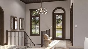 G7642-A Mediterranean House Entry, 2 Bedrooms, 2 Bathrooms | Rimrock House Plan 