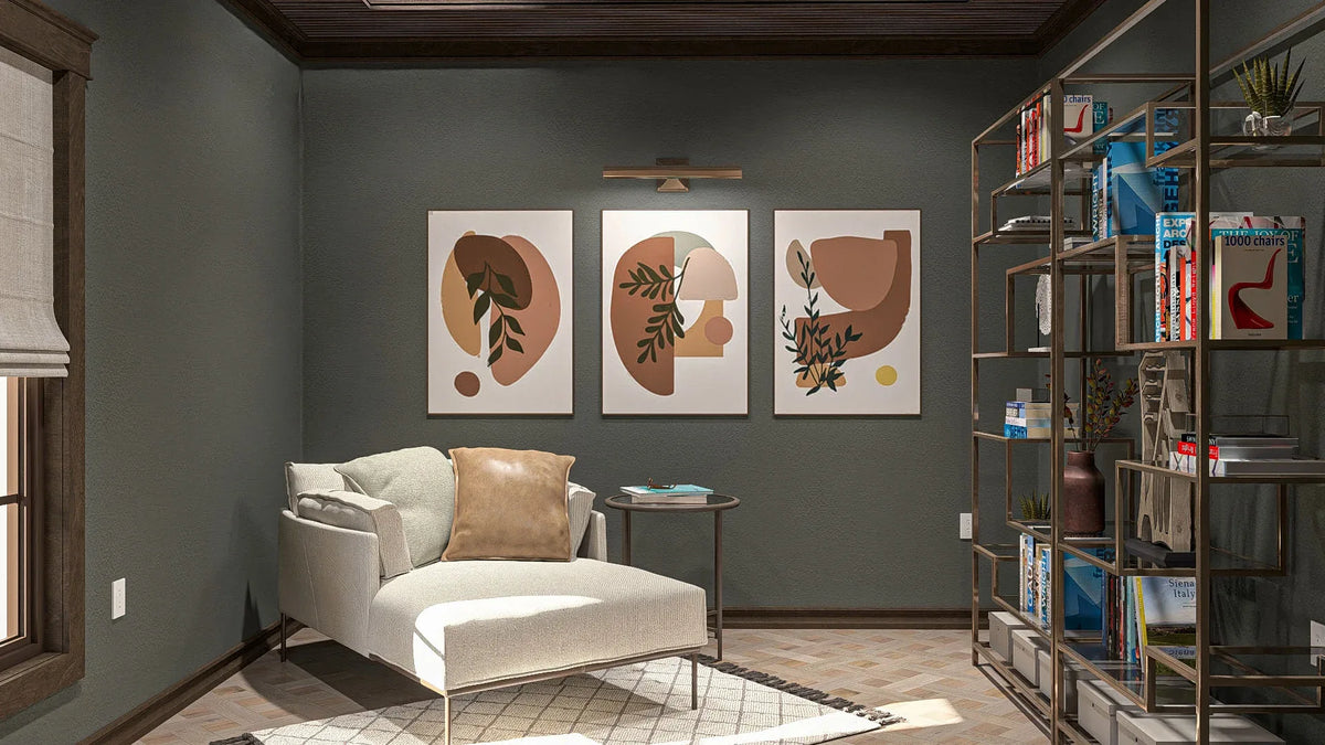 G7642-A Mediterranean House Living Room, 2 Bedrooms, 2 Bathrooms | Rimrock House Plan 