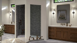 G7643-A Contemporary House Master Bathroom, 2 Bedrooms, 2.5 Bathrooms | Sierra Vista House Plan 