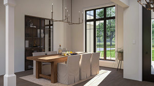 G7643-A Contemporary House Dining, 2 Bedrooms, 2.5 Bathrooms | Sierra Vista House Plan 