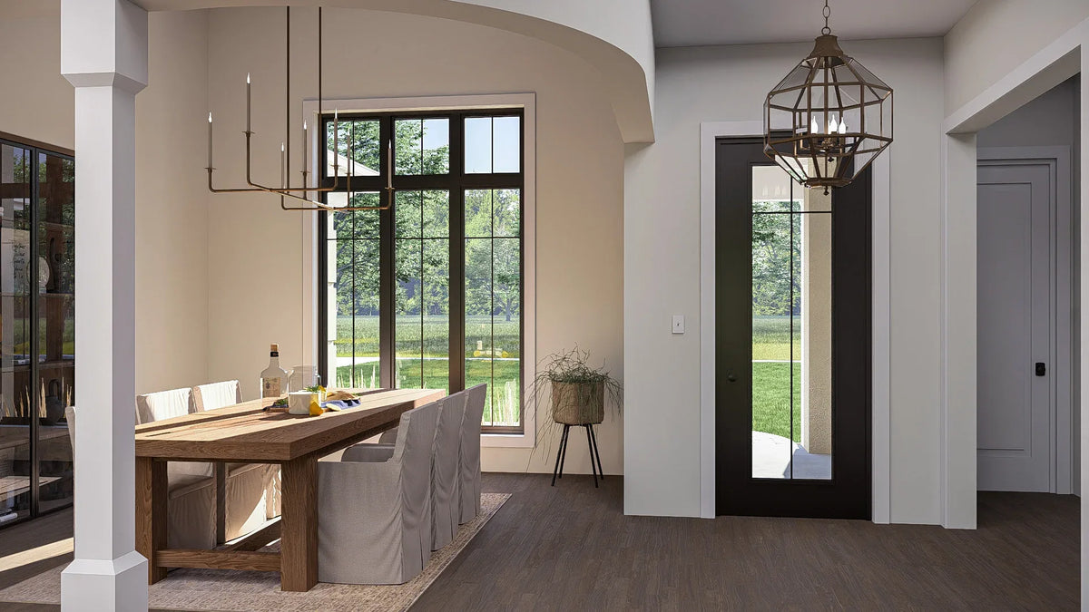 G7643-A Contemporary House Entry, 2 Bedrooms, 2.5 Bathrooms | Sierra Vista House Plan 