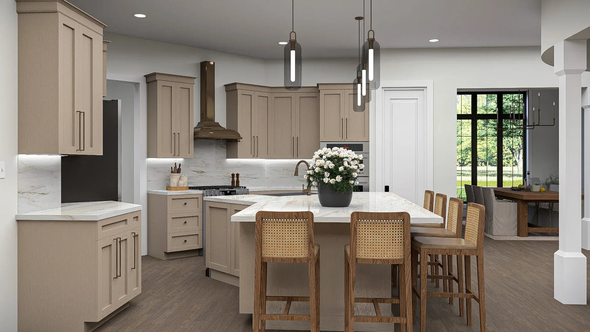 G7643-A Contemporary House Kitchen, 2 Bedrooms, 2.5 Bathrooms | Sierra Vista House Plan 