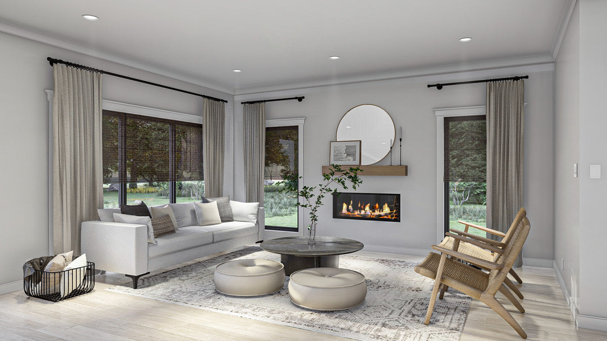 G7729-A Modern Farmhouse Family Room, 3 Bedrooms, 2.5 Bathrooms | Herman Farm