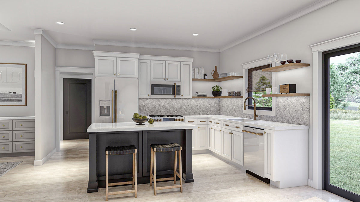 G7729-A Modern Farmhouse Kitchen, 3 Bedrooms, 2.5 Bathrooms | Herman Farm