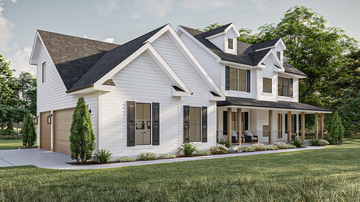 G7729-A Modern Farmhouse, 3 Bedrooms, 2.5 Bathrooms | Herman Farm Exterior-2
