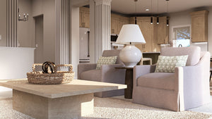 G7729-A Contemporary House Great Room, 3  Bedrooms, 2 Bathrooms | Freeman 