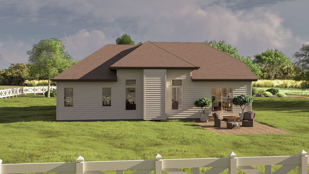 G7729-A Contemporary House, 3  Bedrooms, 2 Bathrooms | Freeman Exterior-3