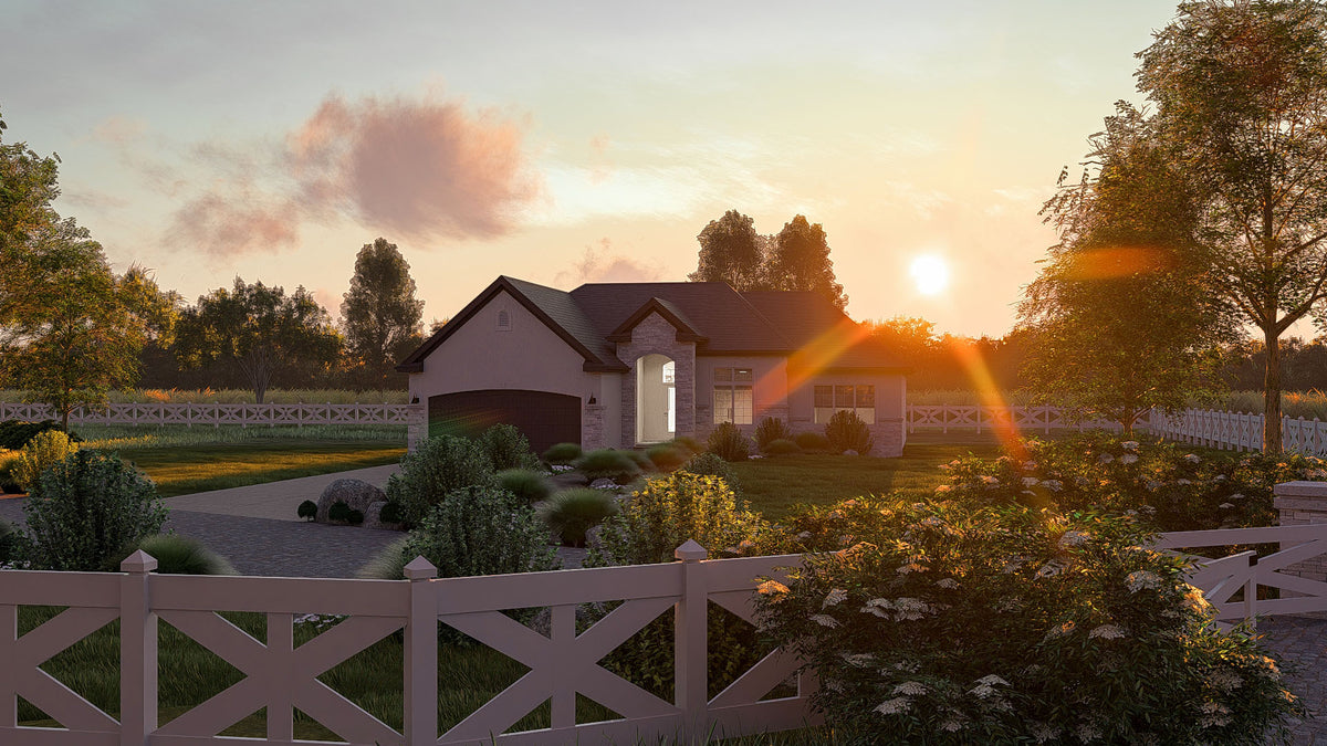 G7729-A Contemporary House, 3  Bedrooms, 2 Bathrooms | Freeman Exterior-5