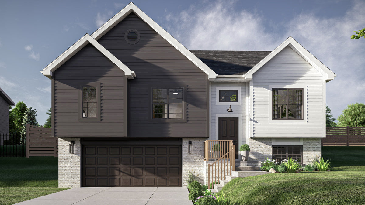 G7731-A Traditional House, 3 Bedrooms, 2 Bathrooms | Mayberry Exterior