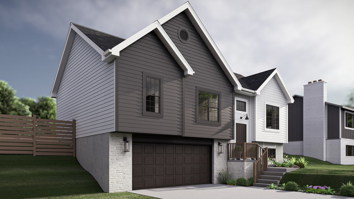 G7731-A Traditional House, 3 Bedrooms, 2 Bathrooms | Mayberry Exterior-3