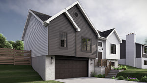 G7731-A Traditional House, 3 Bedrooms, 2 Bathrooms | Mayberry Exterior-3