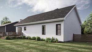 G7731-A Traditional House, 3 Bedrooms, 2 Bathrooms | Mayberry Exterior-4