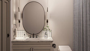 G7733-A Traditional House Bathroom, 3 Bedrooms, 2 Bathrooms | Springhill 
