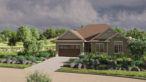 G7733-A Traditional House, 3 Bedrooms, 2 Bathrooms | Springhill Exterior-2