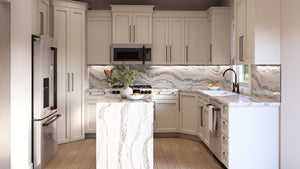 G7733-A Traditional House Kitchen, 3 Bedrooms, 2 Bathrooms | Springhill 