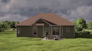 G7733-A Traditional House, 3 Bedrooms, 2 Bathrooms | Springhill Exterior-3