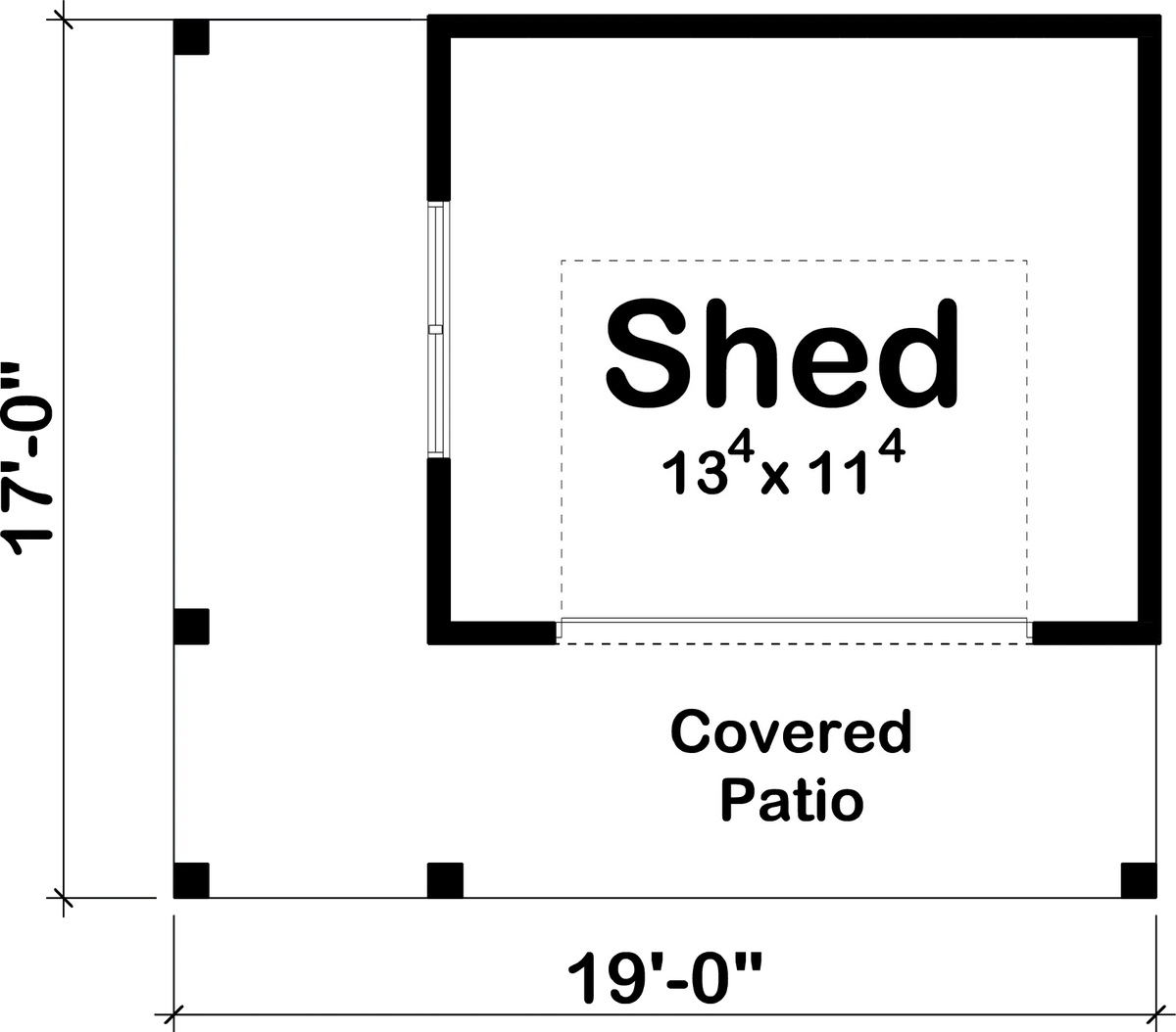 Butler Garage Plan - Archival Designs House Plans, floor plan