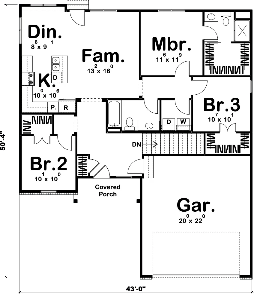 Willett House Plan - Archival Designs House Plans