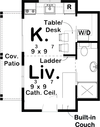 Kristine House Plan - Archival Designs House Plans, floor plan