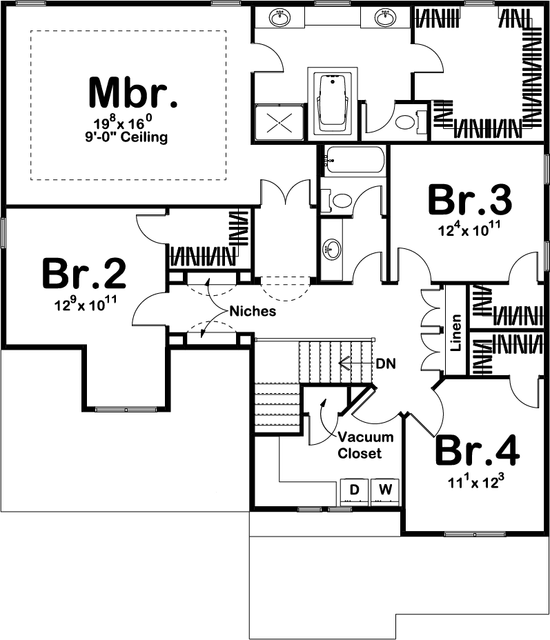 Windrush Second Floor Plan