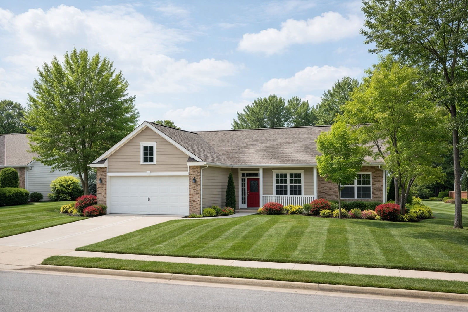 AB7945-A Traditional House, 4 Bedrooms, 2 Bathrooms | McClover 29302 Exterior