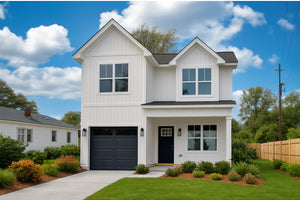 Affordable 2-Story Craftsman Home with Flexible Kitchen Layouts