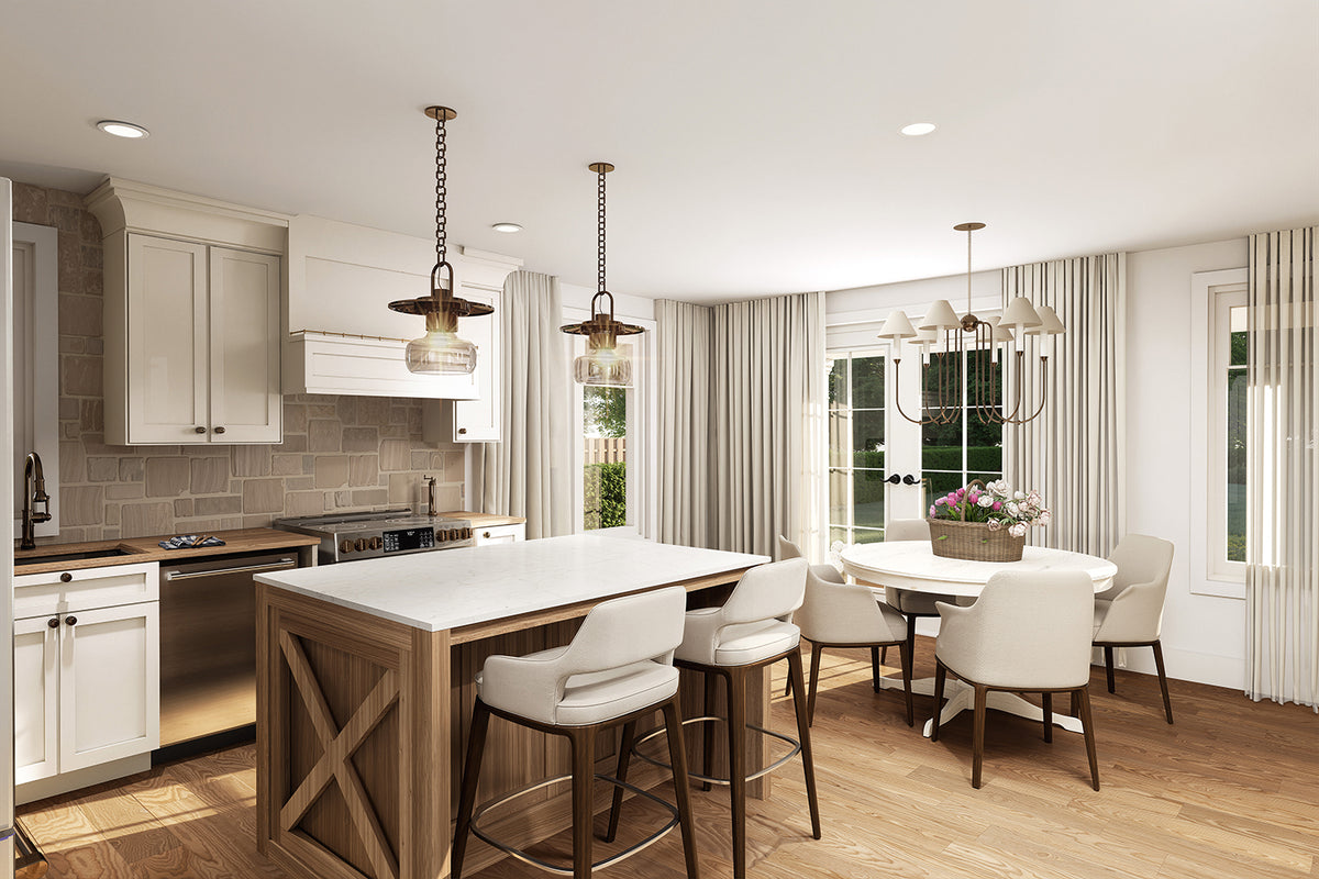 T8029-A Modern Farmhouse Dining, 3 Bedrooms, 1.5 Bathrooms | Larch Lake 2937 