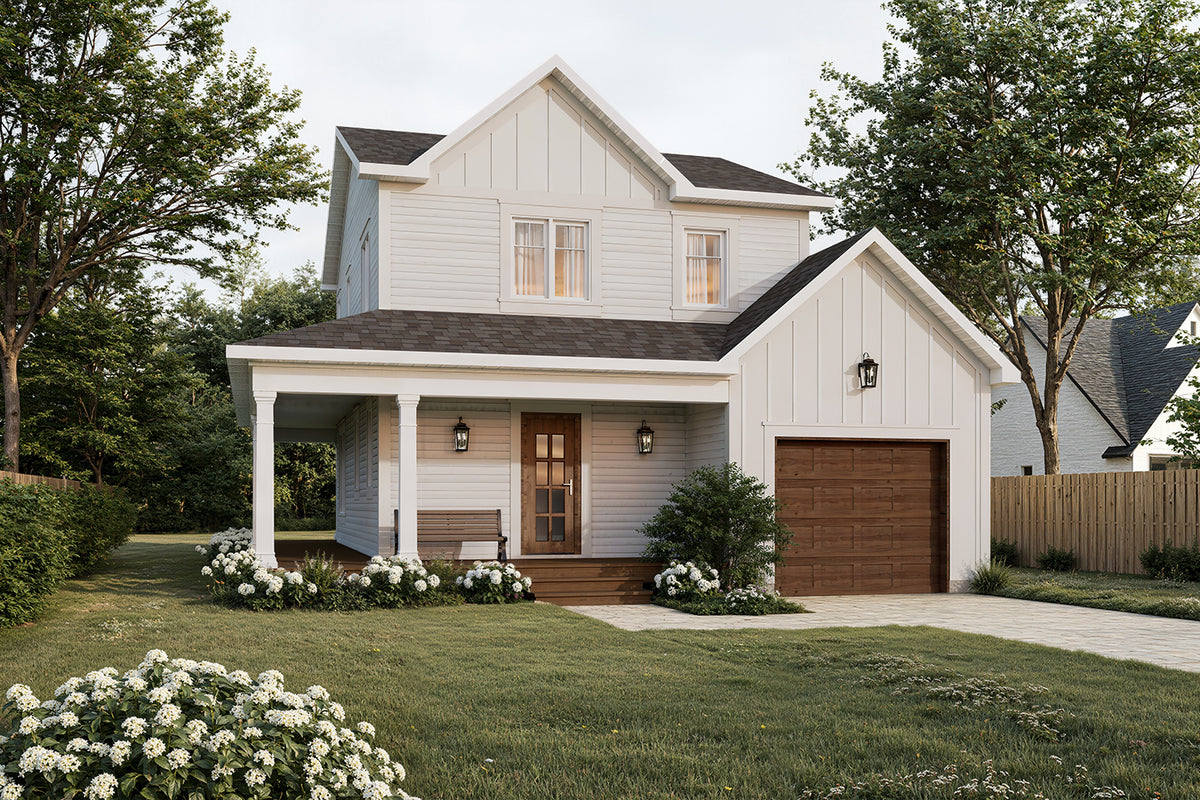 T8029-A Modern Farmhouse, 3 Bedrooms, 1.5 Bathrooms | Larch Lake 2937 Exterior-3