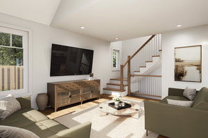 T8029-A Modern Farmhouse Living Room, 3 Bedrooms, 1.5 Bathrooms | Larch Lake 2937 