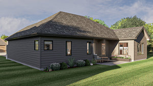 G7881-A Cottage House, 3 Bedrooms, 2 Bathrooms | Greenwood Cottage 29389 Exterior-3