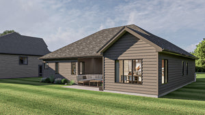 G7881-A Cottage House, 3 Bedrooms, 2 Bathrooms | Greenwood Cottage 29389 Exterior-4