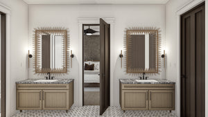 G7959-A Cottage House Master Bathroom, 4 Bedrooms, 3 Bathrooms | Cottage Hill 29408 