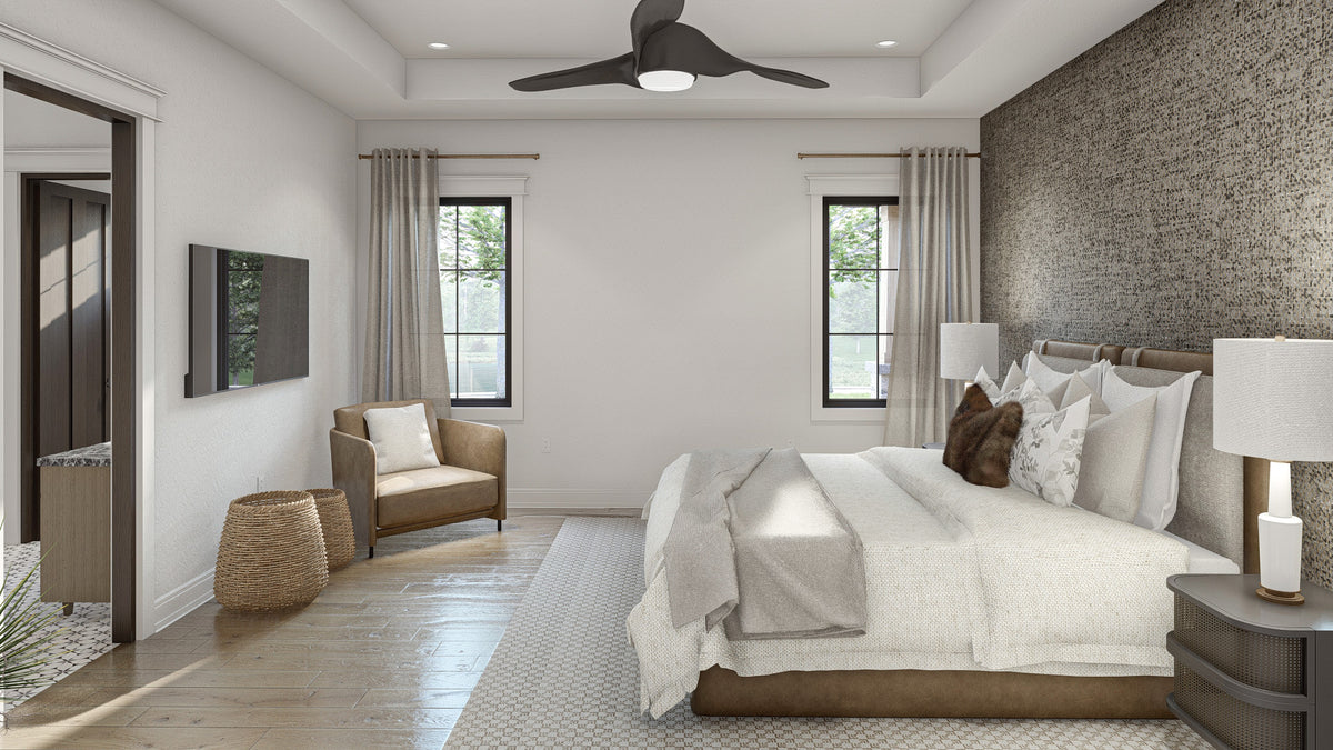 G7959-A Cottage House Master Bedroom, 4 Bedrooms, 3 Bathrooms | Cottage Hill 29408 