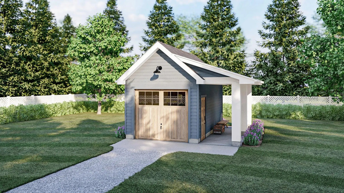 Foltz Garage Plan - Archival Designs House Plans