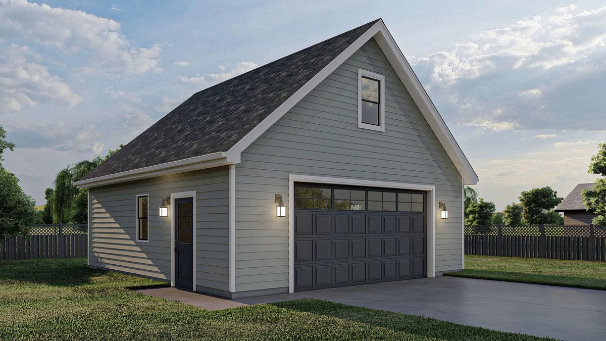 Chadron Garage Plan - Archival Designs House Plans