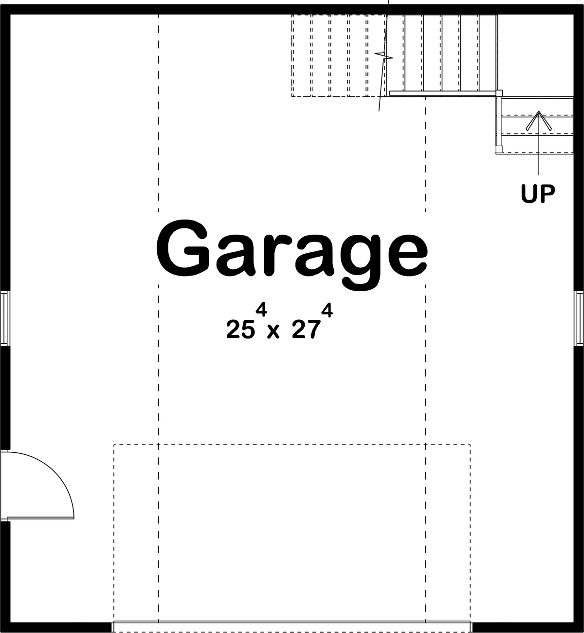 Chadron Garage Plan - Archival Designs House Plans, floor plan