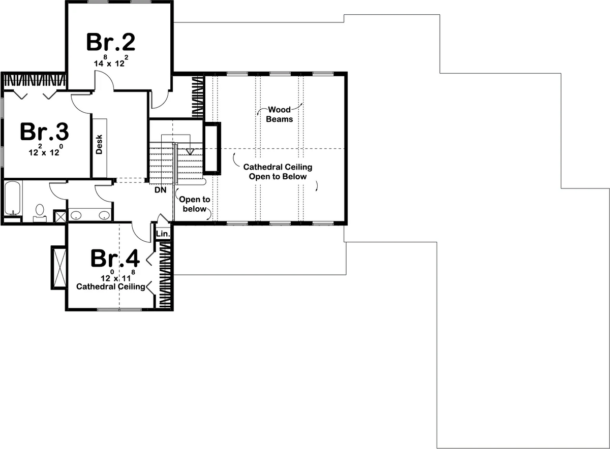 Rochester House Plan - Archival Designs House Plans, floor plan