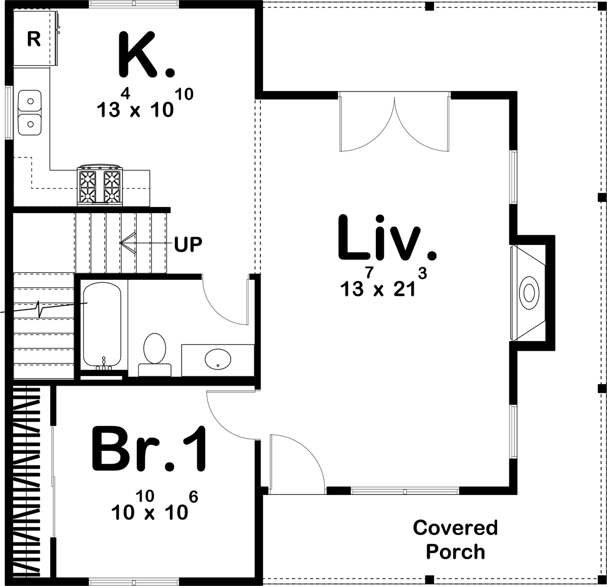 Lilly House Plan - Archival Designs House Plans, floor plan