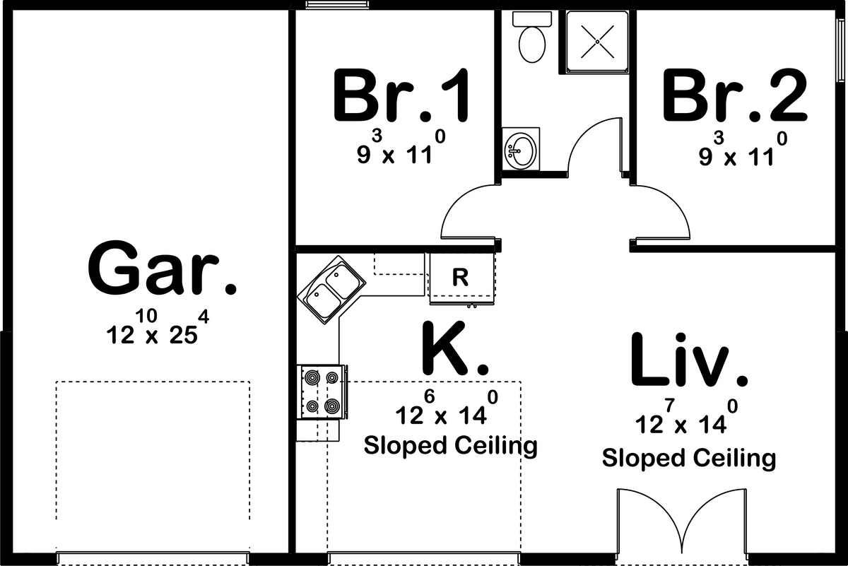 Ourey House Plan - Archival Designs House Plans, floor plan