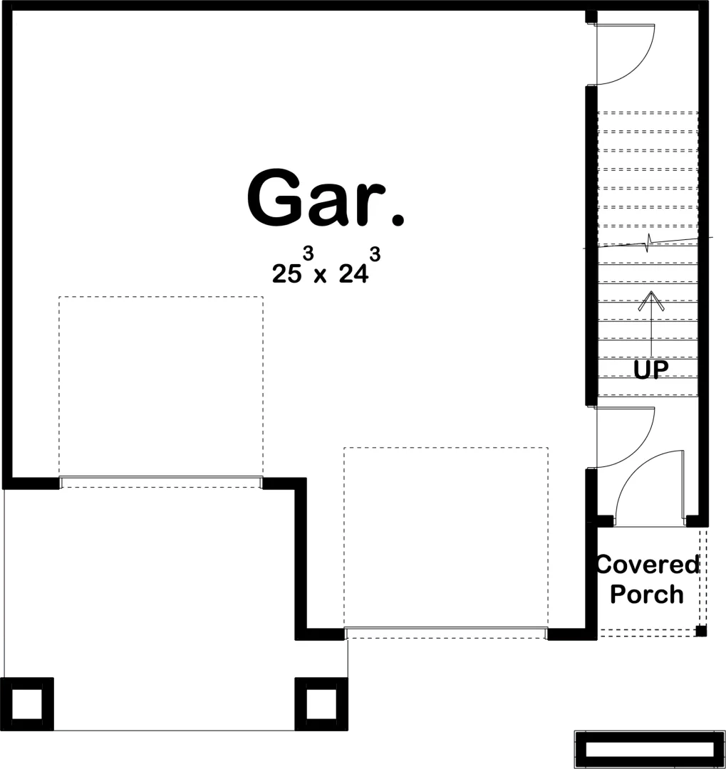 Lone Tree Garage Plan - Archival Designs House Plans