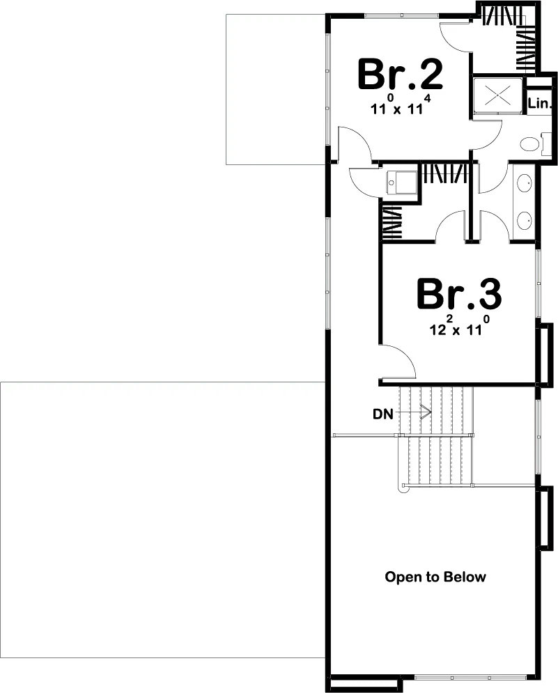 Aubrey House Plan - Archival Designs House Plans, floor plan