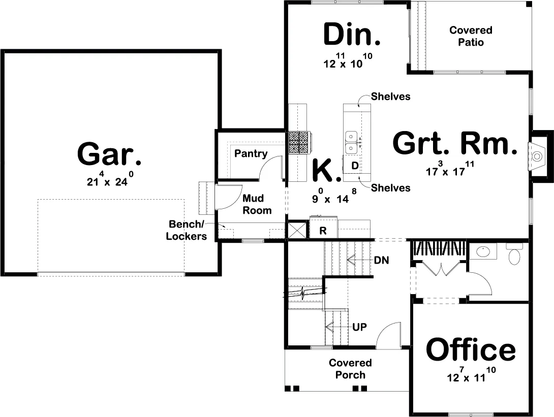 Collins House Plan - Archival Designs House Plans, floor plan