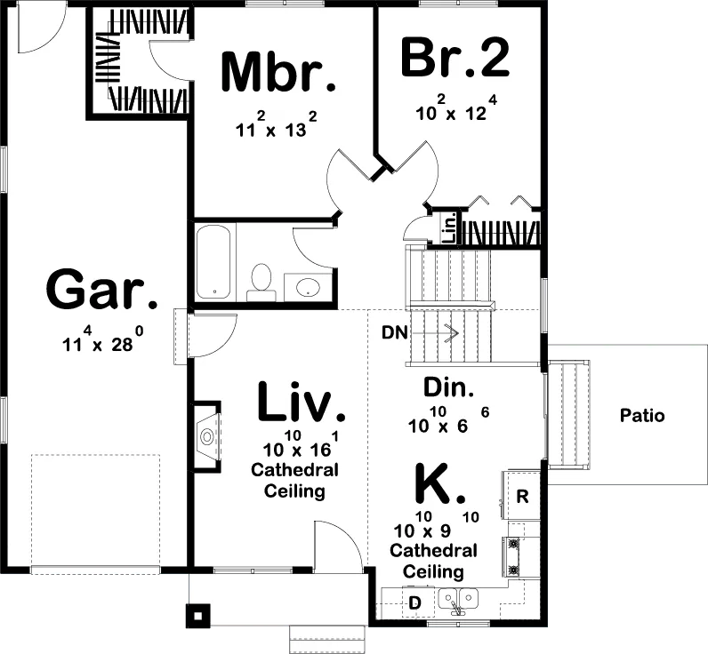 Watson House Plan - Archival Designs House Plans, floor plan