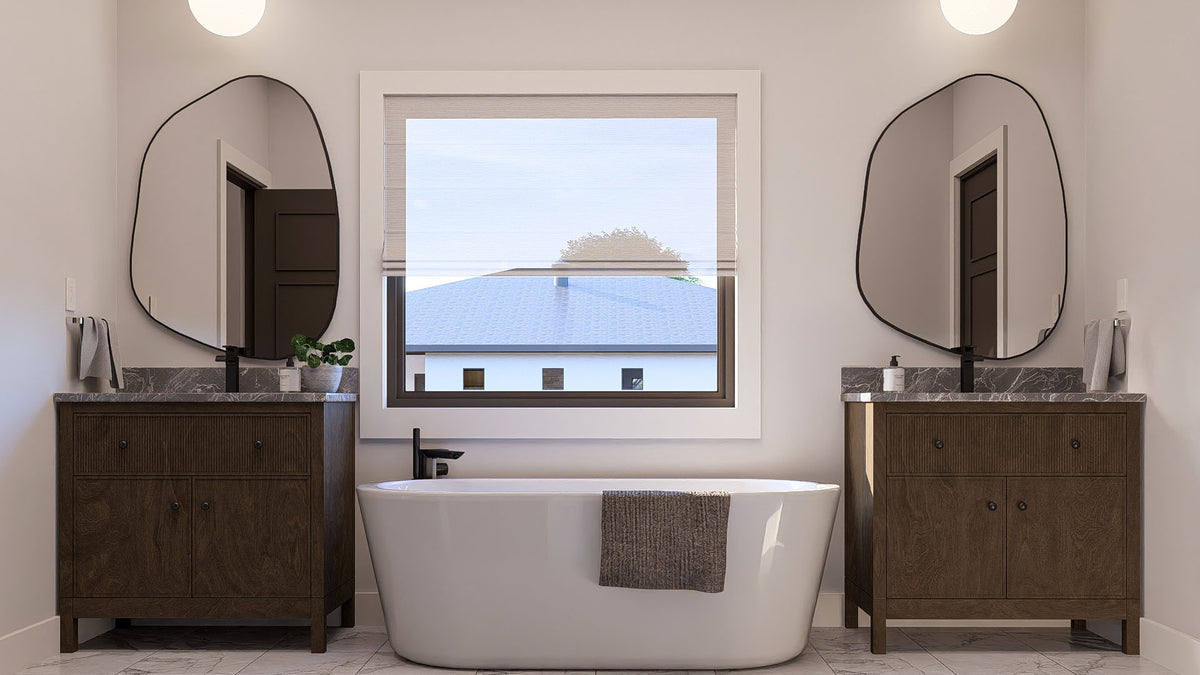 G7890-A Prairie House Master Bathroom, 3 Bedrooms, 2 Bathrooms | Pacific Woods 29676 