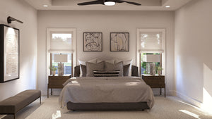 G7890-A Prairie House Master Bedroom, 3 Bedrooms, 2 Bathrooms | Pacific Woods 29676 
