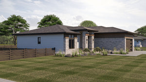 G7890-A Prairie House, 3 Bedrooms, 2 Bathrooms | Pacific Woods 29676 Exterior-2
