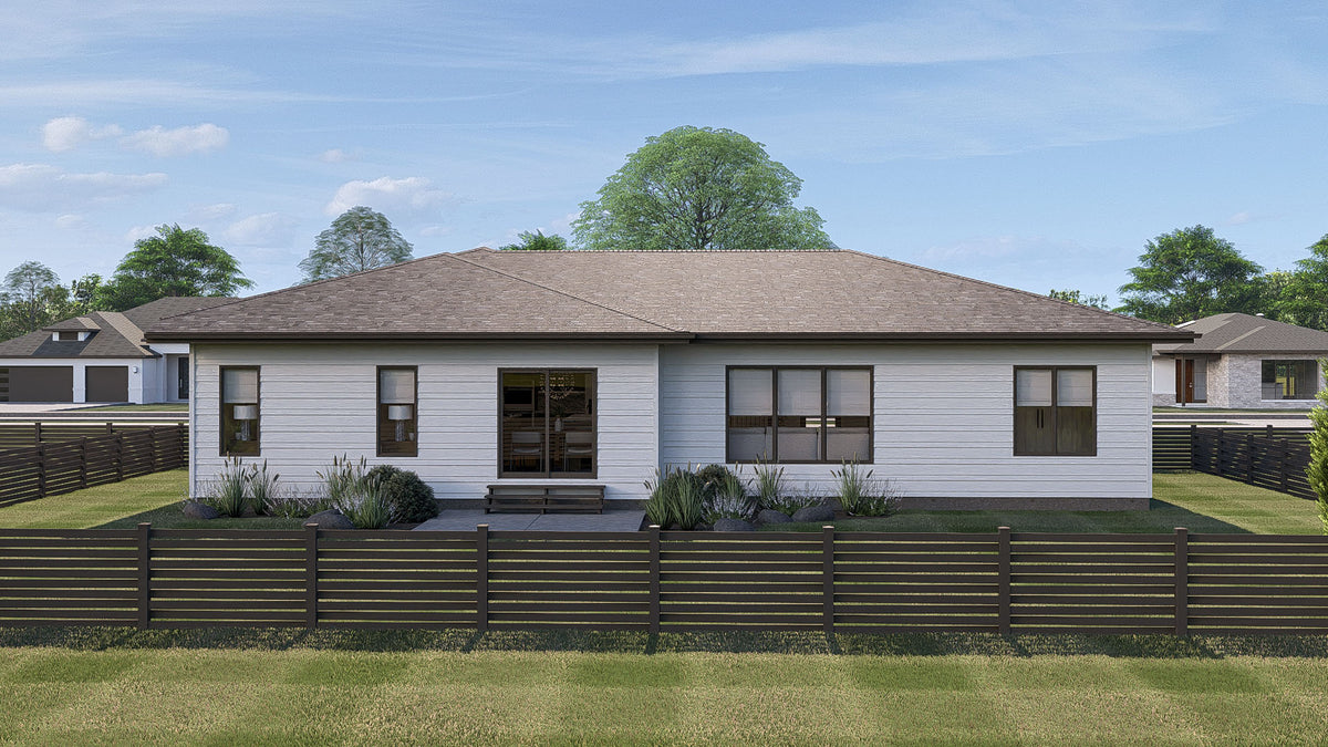 G7890-A Prairie House, 3 Bedrooms, 2 Bathrooms | Pacific Woods 29676 Exterior-3