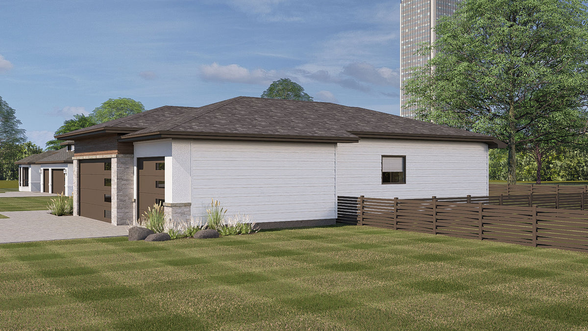 G7890-A Prairie House, 3 Bedrooms, 2 Bathrooms | Pacific Woods 29676 Exterior-4